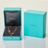 Tiffany & Co, 85cm, 18ct Rose Gold, 0.80ct Diamond / Mother of Pearl Station Necklace with Box - 3