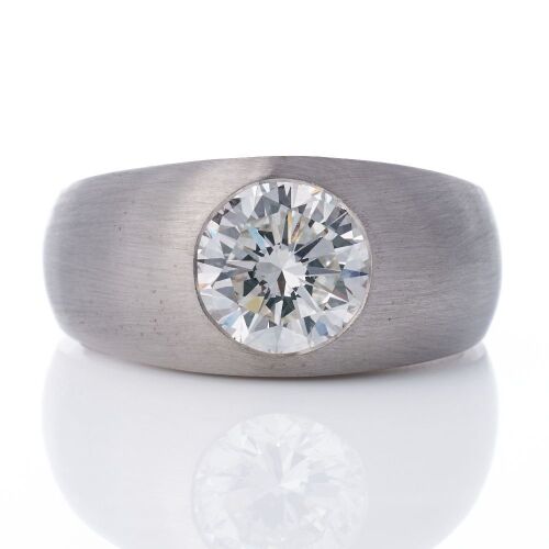 14ct White Gold, 1.88ct Diamond Solitaire Ring