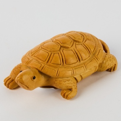 A Contemporary Signed Tortoise Netsuke