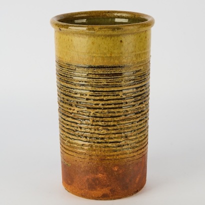 A Large Len Castle Cylindrical Vase