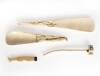 Two 19th Century Japanese Carved Ivory Shoe Horns