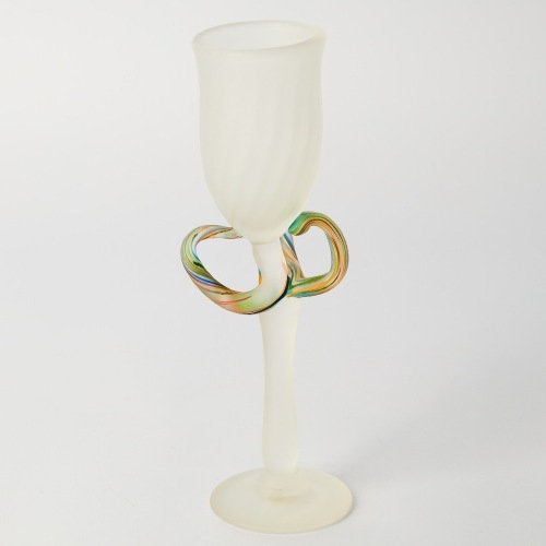 A Peter Viesnik Wine Glass