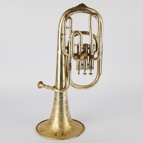An Antique Silver Plated Euphonium