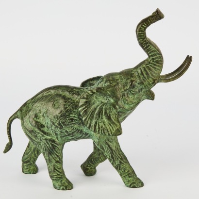 A Bronze Elephant Figure