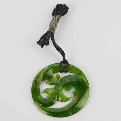 A Koru Kawakawa Pendant