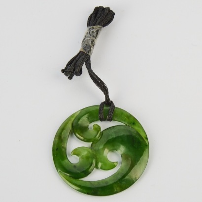 A Koru Kawakawa Pendant