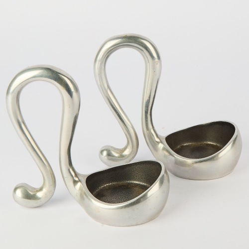 A Pair of Mid-Century Candleholders