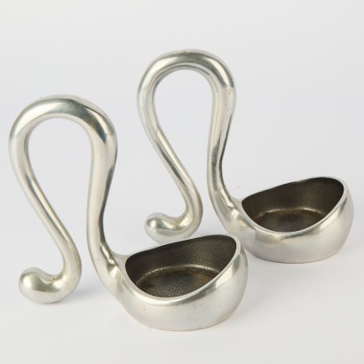 A Pair of Mid-Century Candleholders