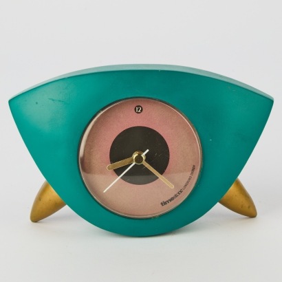 A Vintage Memphis-Style Table Clock