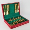 A 42-Piece Gold-Plated Cutlery Set by F. B. Rogers