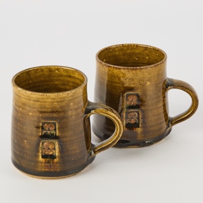 A Pair of Chester Nealie Coffee Cups