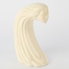 A Mid-Century "Woman of the Wind" Ceramic Sculpture in White