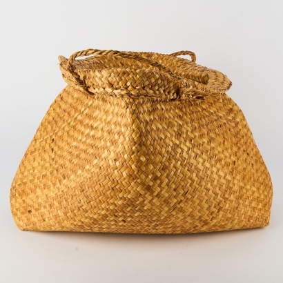 A Large Handwoven Kete