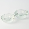 A Pair of Art Glass Votives