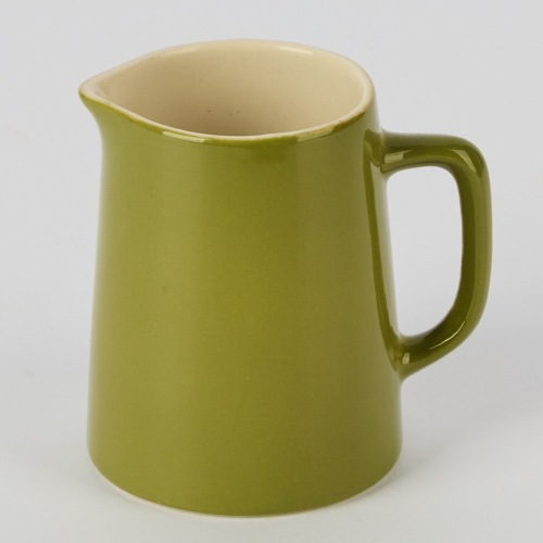 A Crown Lynn Hotelware Colour Glass Jug, Shape 715-01