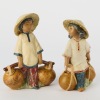 A Pair of Lladro Chinese Figures by J. Puche