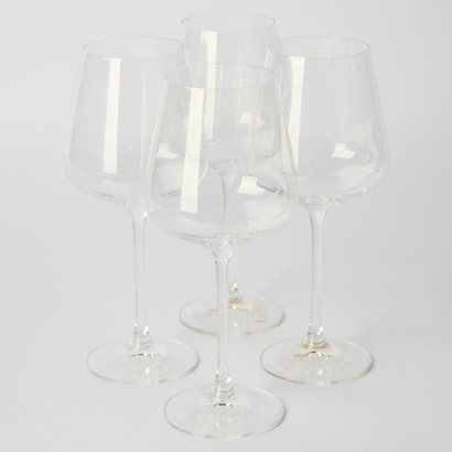 A set of four Spiegelau Definition Crystal Red Wine Glasses