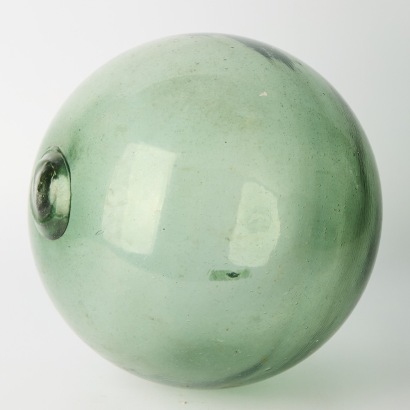 A Large Antique Glass Fishing Float