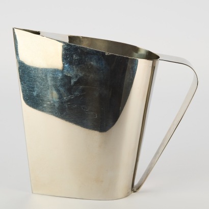 A Michael Aram Handcrafted Water Jug in Stainless Steel, Signed