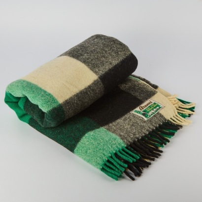 A Vintage "Aranui" Travel Rug by Aranui Worsted and Woollen Mills, Christchurch