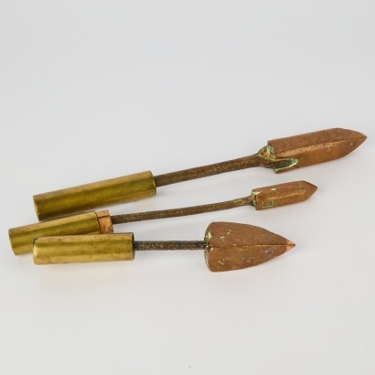 An Antique 3-Piece Solder Iron Set