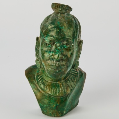 A Vintage Shona Verdite Figure