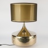 A Ralph Metal Chrome Large Table Lamp by Tantra