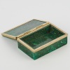 A Small Chrysocolla Hinged Box by Morita Gil, Chile - 2