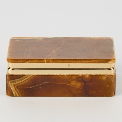 A Vintage Onyx Cigarette Case