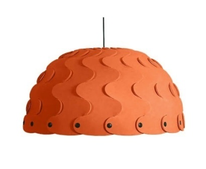 A Hush Acoustic Light Shade by David Trubridge for PLN Group, New Zealand