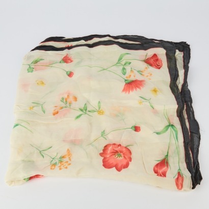 A Vintage Hanae Mari Japanese Silk Scarf
