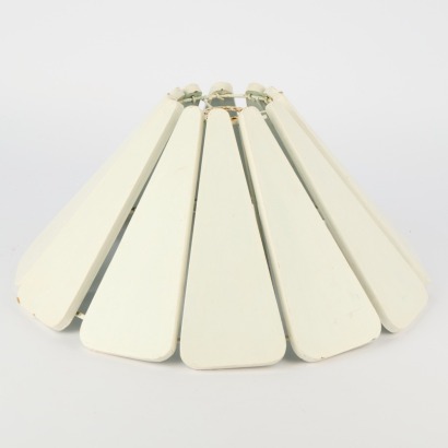 A Vintage White Slatted Shade