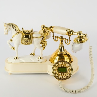 A White Horse Desk Telephone