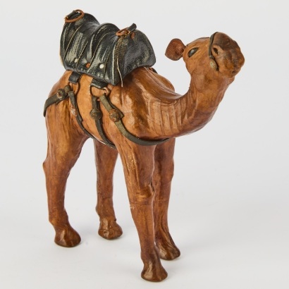 A Vintage Leather Camel