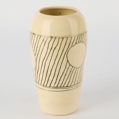 An Off White Studio Pottery Vase