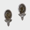 18ct White Gold, 0.99ct Diamond Cluster Stud Earrings - 3