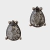 18ct / 15ct White Gold, 0.61ct Diamond Stud Earrings - 3