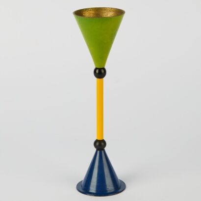 A Vintage Memphis Candle Holder