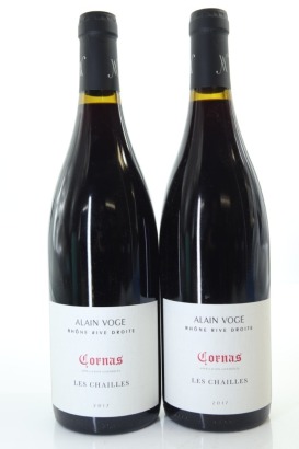 (2) 2017 Domaine Alain Voge Cornas Les Chailles, Rhone [JR16.5]