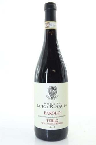 (1) 2016 Poderi Luigi Einaudi Terlo Vigna Costa Grimaldi, Barolo DOCG [JR17]