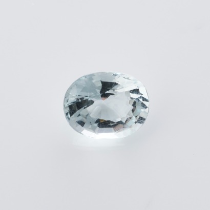 Loose, 0.82ct Oval, Mixed Cut Aquamarine