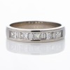 Seventy Six Design, Modern, Platinum, 0.89ct Diamond Dress Ring