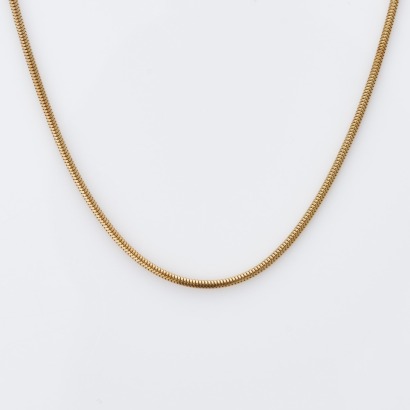 10ct Yellow Gold, 45cm Snake Chain