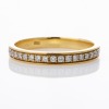 18ct Yellow Gold, 0.20ct Diamond Band, NZ Made