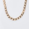 9ct Yellow Gold, 45cm Faceted Link Chain