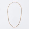 9ct Yellow Gold, 45cm Faceted Link Chain - 2