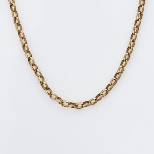 9ct Yellow Gold, 48cm Belcher Link Chain