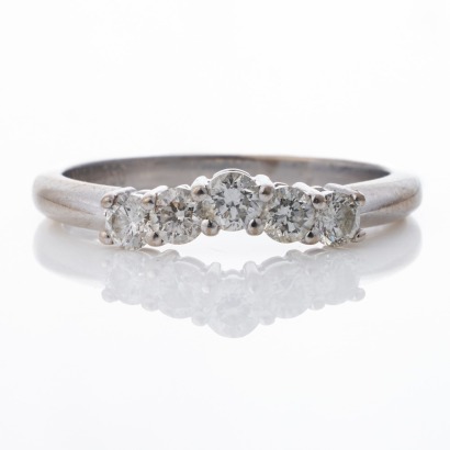Michael Hill Jeweller, 18ct White Gold, 0.50ct Diamond Band
