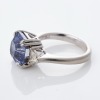 Platinum, 7.50ct Lavender Sapphire / 0.36ct Diamond Ring - 2