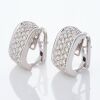 Hardy Brothers, 18ct White Gold, 3.00ct Diamond Pav&eacute; Huggie Earrings with Box - 2